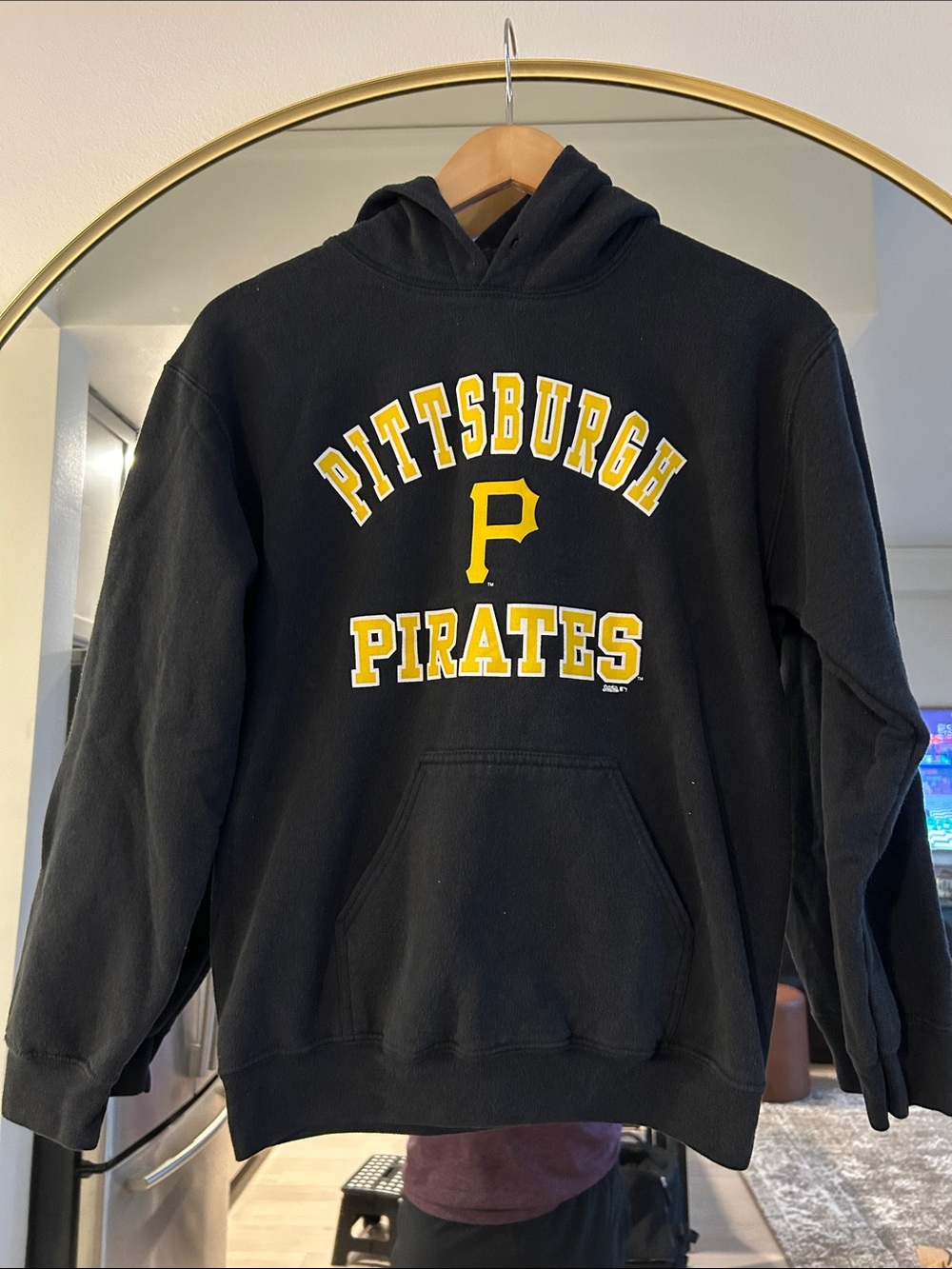 Stitches Black Pullover Hoodie